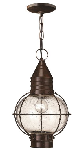 Picture of 15w Outdoor Cape Cod LED Clear Seedy Sienna Bronze Hanging