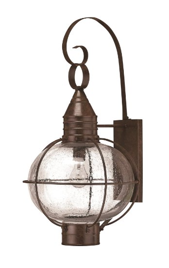 Foto para 100w Outdoor Cape Cod MED Clear Seedy Sienna Bronze Large Wall Mount