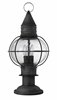 Picture of 15w Outdoor Cape Cod LED Clear Seedy Aged Zinc Extra Large Post Top