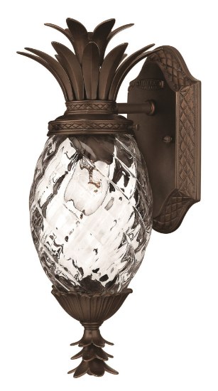 Picture of 60w Outdoor Plantation MED Clear Optic Copper Bronze Mini Wall Mount