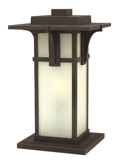 Picture of 100w Outdoor Manhattan MED Etched Seedy Oil Rubbed Bronze Extra Large Post Top