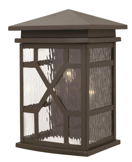 Picture of 60w Outdoor Clayton CAND Clear Water Oil Rubbed Bronze Large Wall Mount