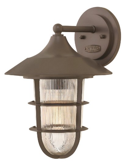 Picture of 100w Outdoor Marina MED Clear Holophane Bronze Medium Wall Mount