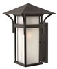 Foto para 100w Outdoor Harbor MED Etched Seedy Bound Satin Black Extra Large Wall Mount