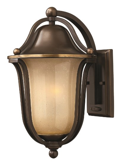 Foto para 40w Outdoor Bolla CAND Light Amber Seedy Olde Bronze Medium Wall Mount