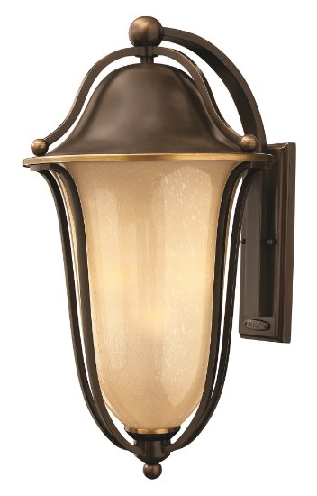 Picture of 15w Outdoor Bolla LED Light Amber Seedy Olde Bronze Extra Large Wall Mount