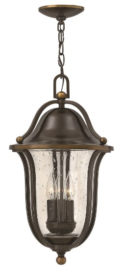 Picture of 40w Outdoor Bolla CAND Clear Seedy Olde Bronze Hanging