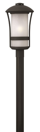 Foto para 100w Outdoor Chandler MED Etched Seedy Black Post Top/ Pier Mount