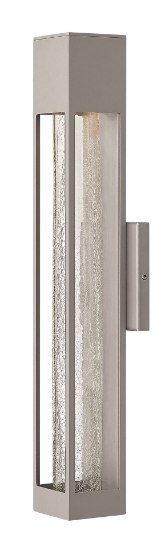 Picture of 35w Outdoor Vapor GU-10 Crackle Titanium Medium Wall Mount