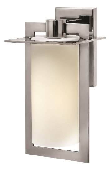 Picture of 100w Outdoor Colfax MED Etched Opal Polished Stainless Steel Medium Wall Mount