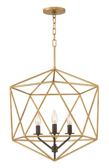 Picture of 60w Chandelier Astrid CAND Deluxe Gold Single Tier Pendant