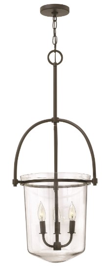 Picture of 60w Foyer Clancy CAND Clear Buckeye Bronze Single Tier Foyer