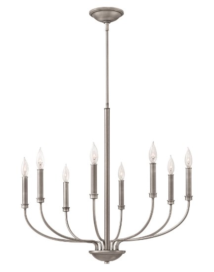 Foto para 60w Chandelier Alister CAND Antique Nickel Single Tier