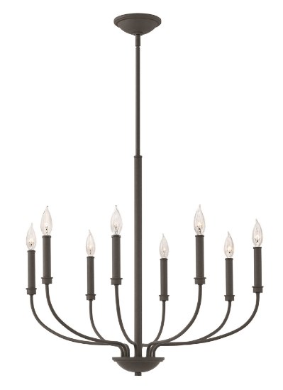 Foto para 60w Chandelier Alister CAND Buckeye Bronze Single Tier