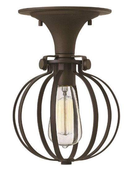 Picture of 100w Foyer Congress MED Oil Rubbed Bronze Flush Mount