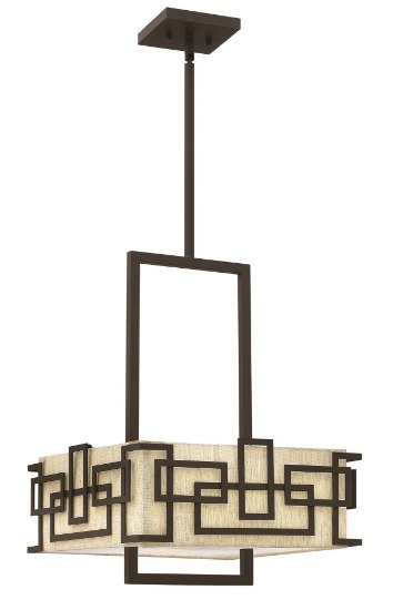 Picture of 100w Chandelier Lanza MED Oil Rubbed Bronze Stem Hung Foyer