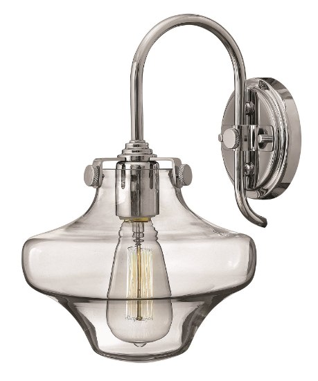 Foto para 100w Sconce Congress MED Clear Glass Chrome