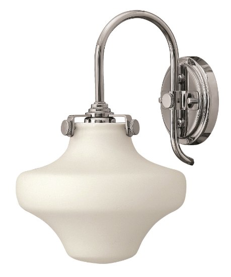 Picture of 100w Sconce Congress MED Etched Opal Chrome