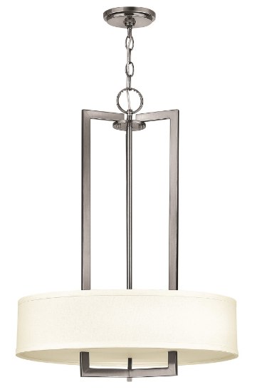 Foto para 48w Chandelier Hampton LED Antique Nickel Inverted Pendant