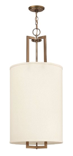 Foto para 60w Foyer Hampton MED Brushed Bronze Inverted Pendant