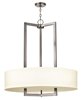 Foto para 100w Foyer Hampton MED Antique Nickel Inverted Pendant