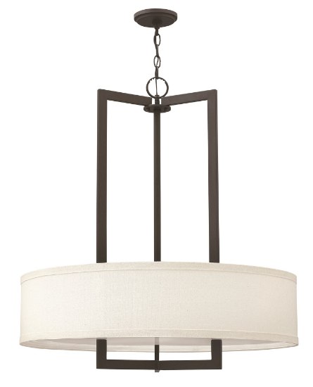 Picture of 100w Foyer Hampton MED Buckeye Bronze Inverted Pendant