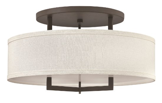 Picture of 48w Foyer Hampton LED Buckeye Bronze Semi-flush Mount