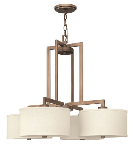 Foto para 100w Foyer Hampton MED Brushed Bronze Single Tier Downlight