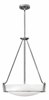 Foto para 48w Foyer Hathaway LED Etched Antique Nickel Stem Hung Foyer