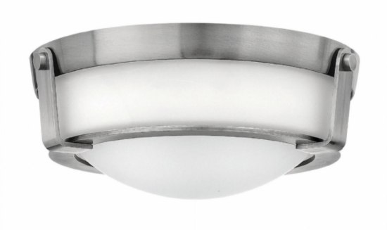 Picture of 16w Foyer Hathaway LED Etched Antique Nickel Flush Mount