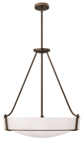 Picture of 100w Foyer Hathaway MED Etched Olde Bronze Stem Hung Foyer