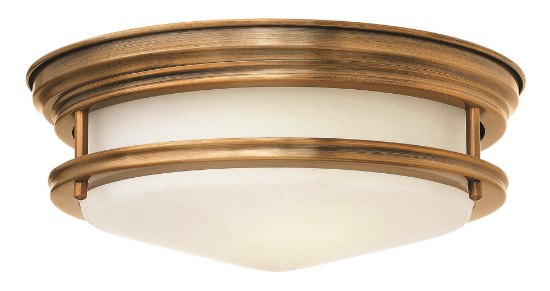 Picture of 60w Foyer Hadley MED Etched Opal Brushed Bronze Flush Mount