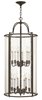 Foto para 60w Foyer Gentry CAND Clear Seedy Panels Olde Bronze Two Tier Foyer