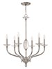 Foto para 60w Chandelier Surrey CAND Polished Nickel Single Tier