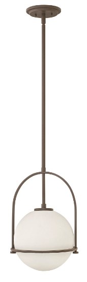 Foto para 100w Pendant Somerset MED Etched Opal Buckeye Bronze Stem Hung Pendant