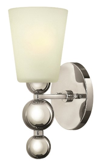 Picture of 100w Sconce Zelda MED Etched Polished Nickel