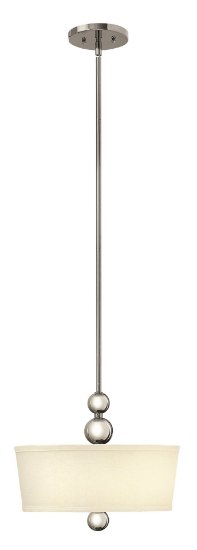 Foto para 100w Foyer Zelda MED Polished Nickel Stem Hung Pendant