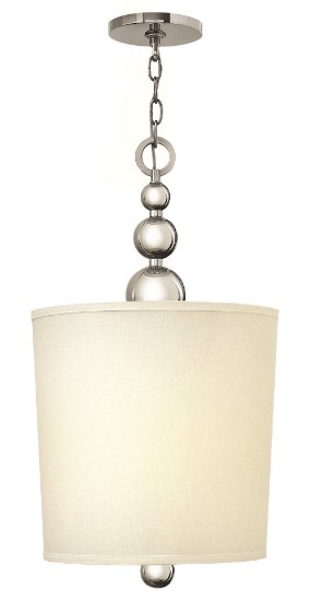 Picture of 13w Foyer Zelda GU24 Polished Nickel Pendant