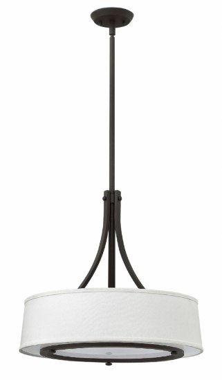 Foto para 100w Foyer Harrison MED Buckeye Bronze Stem Hung Foyer