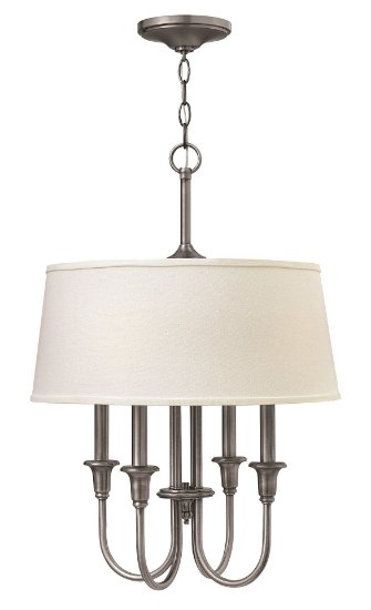 Foto para 60w Foyer Webster CAND Antique Nickel Single Tier Foyer