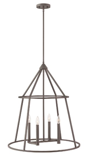 Picture of 60w Chandelier Middleton CAND Graphite Bronze Stem Hung Pendant