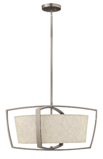 Picture of 100w Chandelier Blakely MED Brushed Nickel Stem Hung Foyer