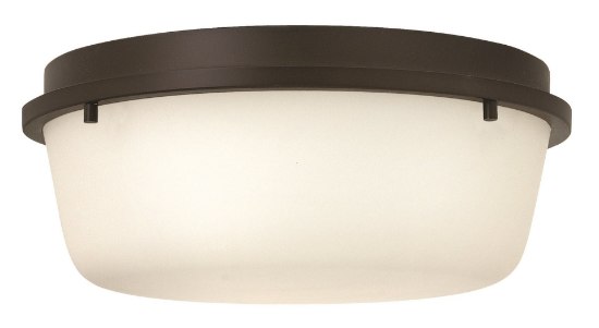 Picture of 60w Foyer Turner MED Etched Opal Oil Rubbed Bronze Flush Mount