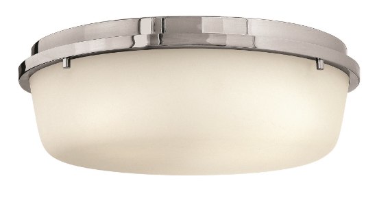 Picture of 60w Foyer Turner MED Etched Opal Chrome Flush Mount