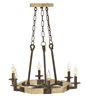 Picture of 60w Chandelier Wyatt CAND Iron Rust Single Tier