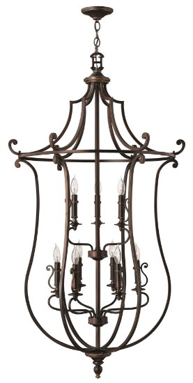 Picture of 60w Chandelier Plymouth CAND Olde Bronze Two Tier