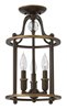 Foto para 60w Foyer Elaine CAND Light Oiled Bronze Small Foyer