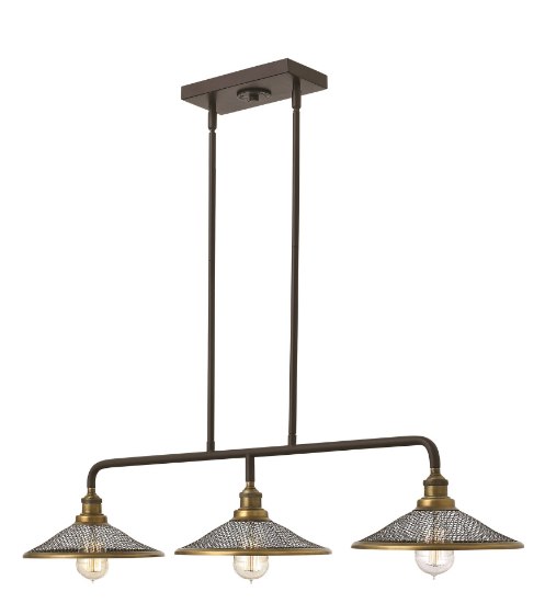 Picture of 60w Chandelier Rigby MED Buckeye Bronze Stem Hung Linear