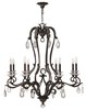 Picture of 60w Chandelier Marcellina CAND Golden Bronze Single Tier Foyer