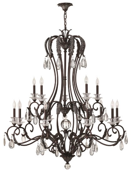 Picture of 60w Chandelier Marcellina CAND Golden Bronze Two Tier Foyer